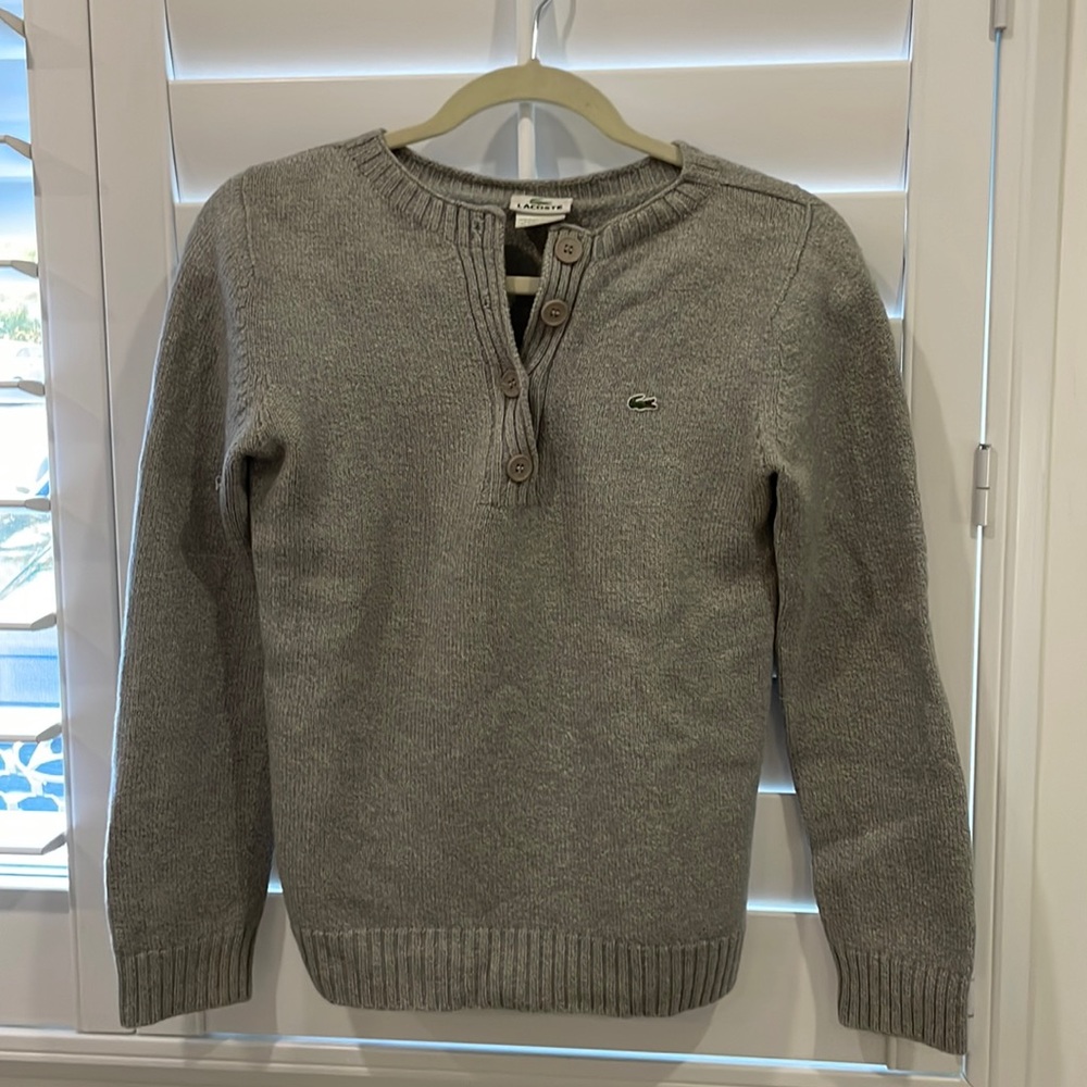 Lacoste women’s grey sweater